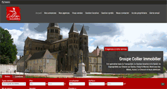 Desktop Screenshot of collier-immobilier.com